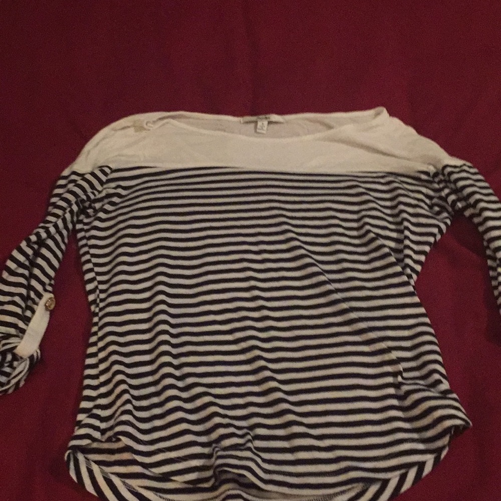 Papaya black and white stripes